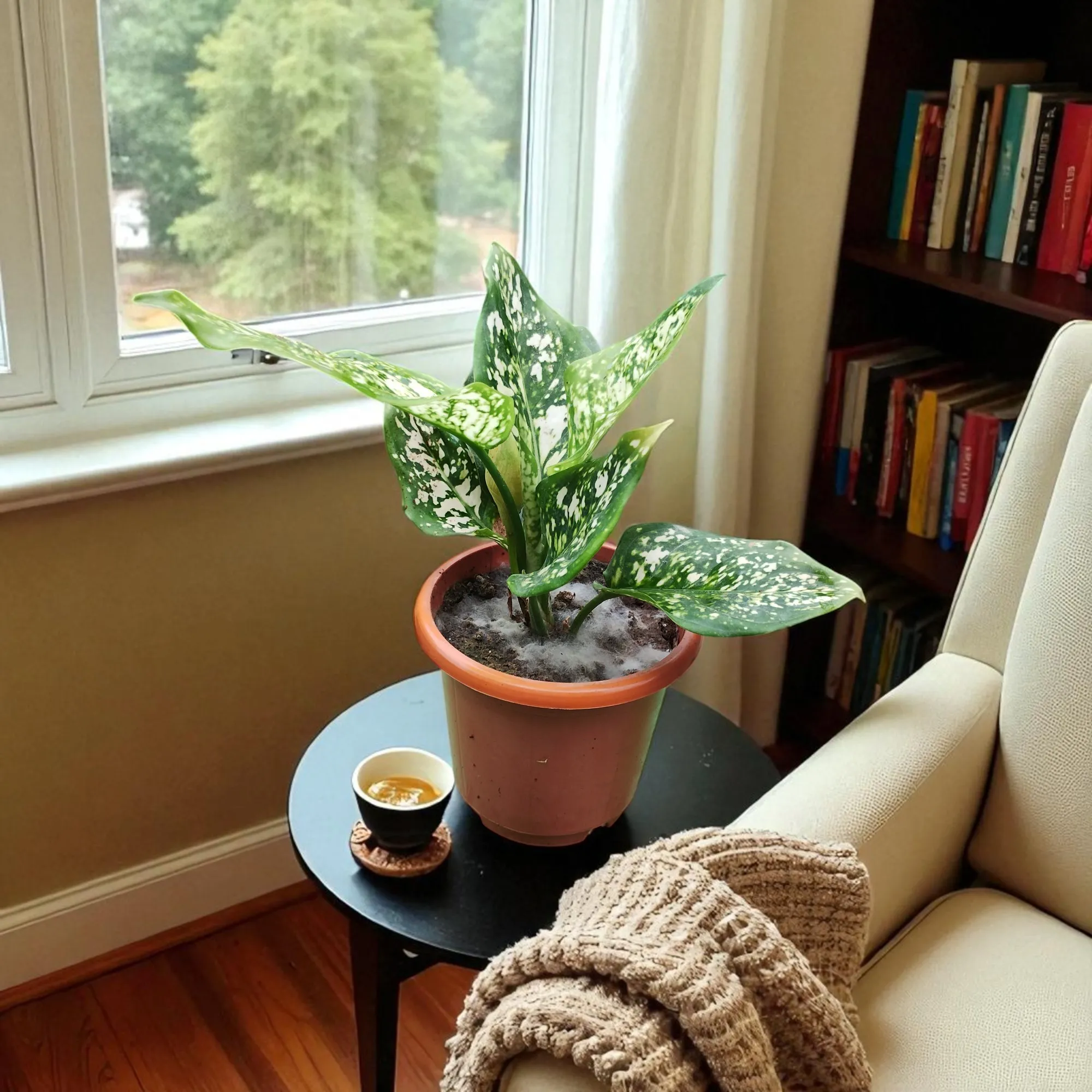 Anjuman White Aglaonema Plant - Image 2