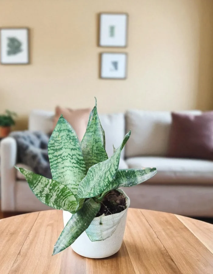 Green Dwarf Hahni Snake Plants